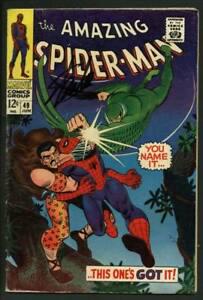 Stan Lee Signed Amazing Spider-Man #49 Comic Book Kraven/Vulture PSA/DNA: Stan Lee Signed Amazing Spider-Man #49 Comic Book Kraven/Vulture PSA/DNA Autograph Authentication: PSA/DNA Product Coa: PSA/DNA Product Signed By Name: Stan Lee Product Signed By Brand: STAN LEE Pre-O