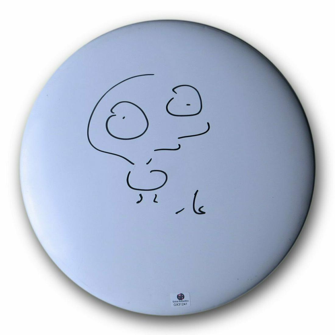 Moby Signed Autographed 10" Drumhead Sketch Singer Songwriter: Moby Signed Autographed 10" Drumhead Sketch Singer Songwriter Industry: Music Object Type: Drumhead Original/Reproduction: Original Autograph Authentication: Global Authentics Player: Moby Pre-Owned P