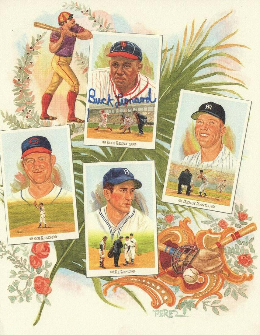 Buck Leonard Signed Autographed Perez Steele Book Page Negro League JSA: Buck Leonard Signed Autographed Perez Steele Book Page Negro League JSA Sport: Baseball-MLB Product: Book Page Original/Reprint: Original Player: Buck Leonard Autograph Authentication: James Spence (J