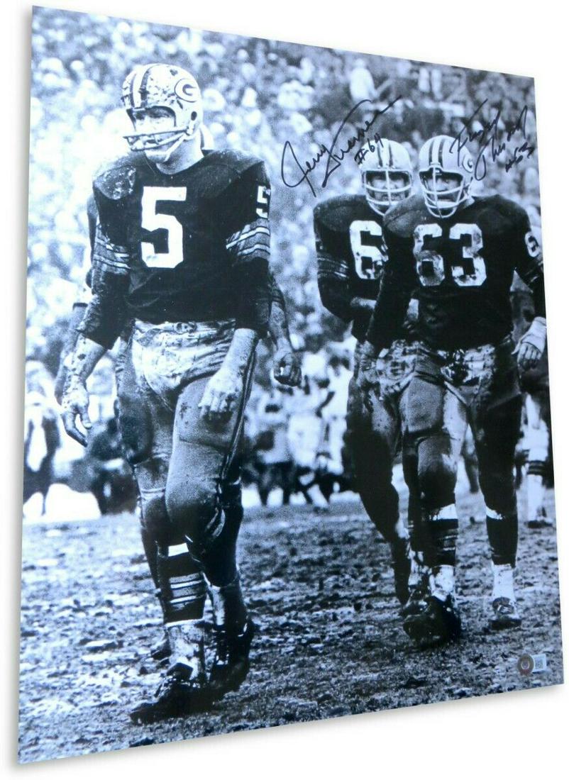 Jerry Kramer Fuzzy Thurston Signed Autographed 16X20 Photo Packers BAS: Jerry Kramer Fuzzy Thurston Signed Autographed 16X20 Photo Packers BAS Sport: Football-NFL Product: Photo Original/Reprint: Original Player: Jerry KramerFuzzy Thurston Team: Green Bay Packers Autograp