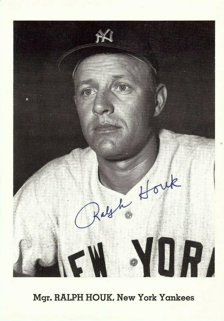 Ralph Houk Signed Autographed 5X7 Photo Jay Publishing New York Yankees: Ralph Houk Signed Autographed 5X7 Photo Jay Publishing New York Yankees Sport: Baseball-MLB Product: Photo Original/Reprint: Original Player: Ralph Houk Autograph Authentication: Cardboard Legends Tea