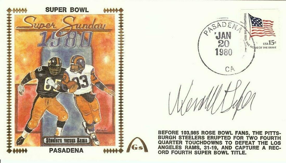 Wendell Tyler Signed Autographed First Day Cover Rams Superbowl 1980: Wendell Tyler Signed Autographed First Day Cover Rams Superbowl 1980 Sport: Football-NFL Product: First Day Cover Original/Reprint: Original Player: Wendell Tyler Team: Los Angeles Rams Autograph Auth