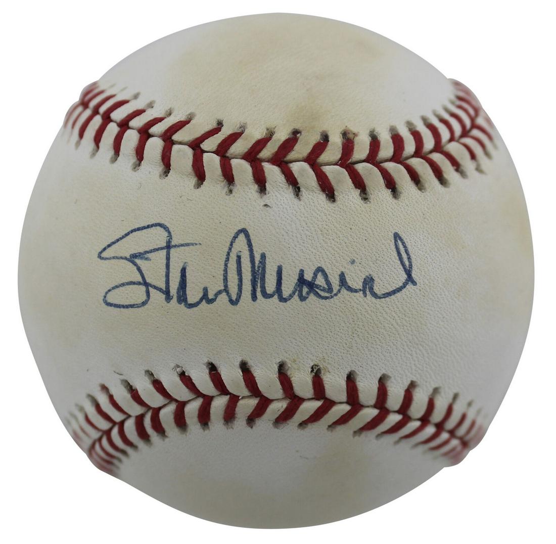 Cardinals Stan Musial Signed Onl Baseball Autographed BAS: Cardinals Stan Musial Signed Onl Baseball Autographed BAS Sport: Baseball-MLB Product: Ball Original/Reprint: Original Player: Stan Musial Autograph Authentication: Beckett Team: St. Louis Cardinals P