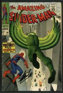 Stan Lee Signed Amazing Spider-Man #48 Comic Book The Vulture'S Back PSA: Stan Lee Signed Amazing Spider-Man #48 Comic Book The Vulture'S Back PSA Autograph Authentication: PSA/DNA Product Coa: PSA/DNA Product Signed By Name: Stan Lee Product Signed By Brand: STAN LEE Pre-O