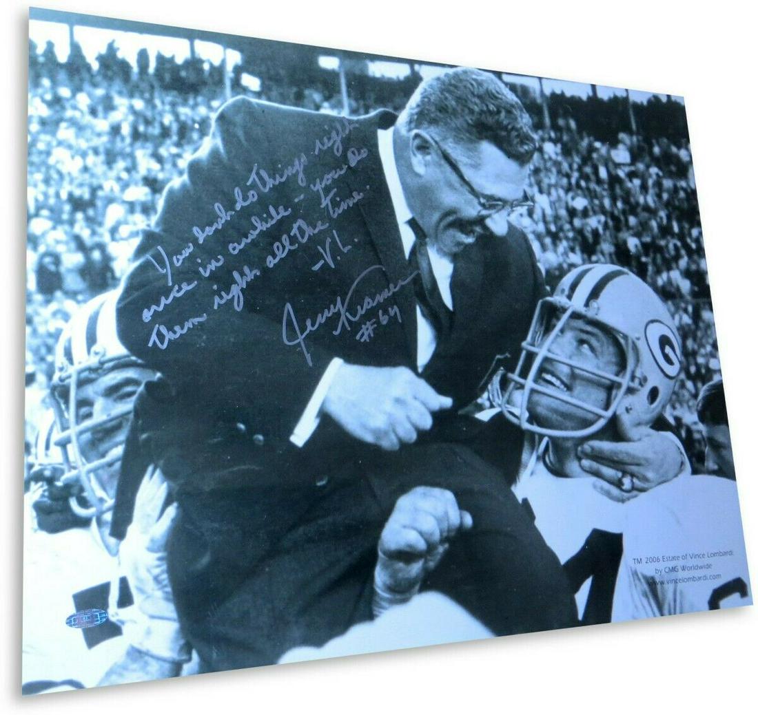 Jerry Kramer Signed Autographed 16X20 Photo Packers Lombardi Quote Steiner: Jerry Kramer Signed Autographed 16X20 Photo Packers Lombardi Quote Steiner Sport: Football-NFL Product: Photo Original/Reprint: Original Player: Jerry Kramer Team: Green Bay Packers Autograph Authenti