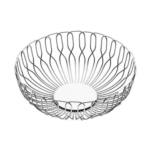Alfredo by Georg Jensen Stainless Steel Bread Basket Small -: Alfredo by Georg Jensen Stainless Steel Bread Basket Small - Material: Stainless Steel Type: Serving Bowl Brand: Georg Jensen Sharing bread is not only a delicious part of many a meal but it also has