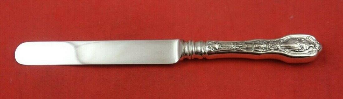 Mythologique By Gorham Sterling Silver Regular Knife blunt WS 8: Mythologique By Gorham Sterling Silver Regular Knife blunt WS 8 Maker: Gorham Composition: Sterling Silver Age: 1850-1899 Brand: Gorham Pattern: Mythologique Type: Knife Mythologique by gorham Sterlin