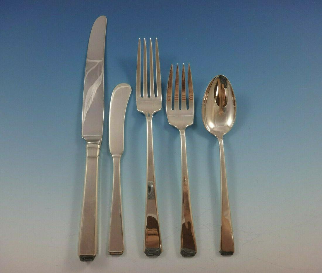 Craftsman by Towle Sterling Silver Flatware Set For 8 Service 48: Craftsman by Towle Sterling Silver Flatware Set For 8 Service 48 Age: Post-1940 Pattern: Craftsman Brand: Towle Type: Flatware - Sets Composition: Sterling Silver Maker: Towle Stately in perfect propo