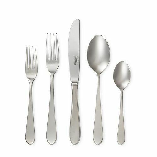 Sereno by Villeroy & Boch Stainless Steel Flatware Set Service 64 Pieces: Sereno by Villeroy & Boch Stainless Steel Flatware Set Service 64 Pieces Pattern: Sereno Brand: Villeroy & Boch Type: Set Composition: Stainless Steel New villeroy and boch sereno 64 pc flatware set D
