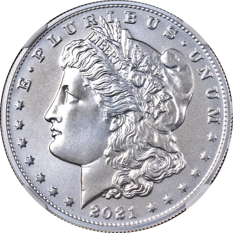 2021CC Silver Dollar NGC MS70 Carson City Privy Mark Brown