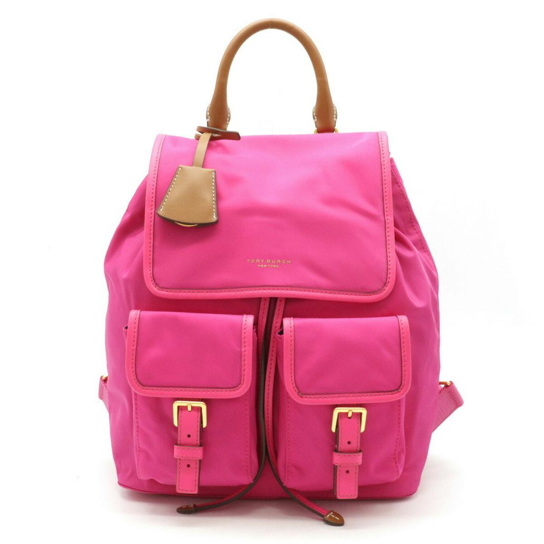 TORY BURCH Tory Burch backpack rucksack daypack nylon leather pink 58041 - May 18, 2022 | Mynt Auctions in NY TORY BURCH Tory Burch backpack rucksack daypack nylon leather pink 58041 - May 18, 2022 | Mynt Auctions in NY