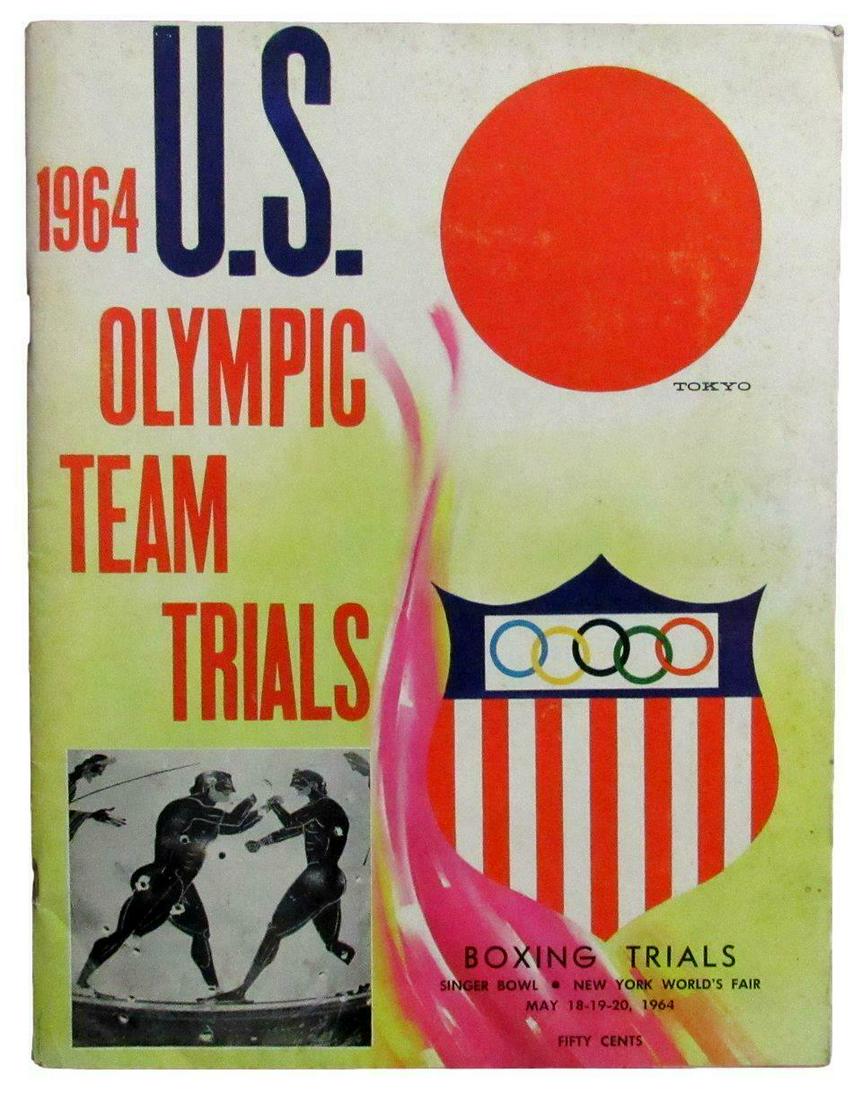 1964 U.S. Olympic Team Boxing Trials Program at New York World's Fair: 1964 U.S. Olympic Team Boxing Trials Program at New York World's Fair Sport: Boxing Product: Program Original/Reprint: Original Autograph Authentication: Seller League: Boxing Pre-Owned PLEASE NOTE: F