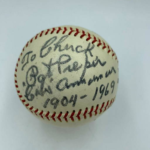 Pat Pieper Voice Of Wrigley Field Chicago Cubs Announcer Signed