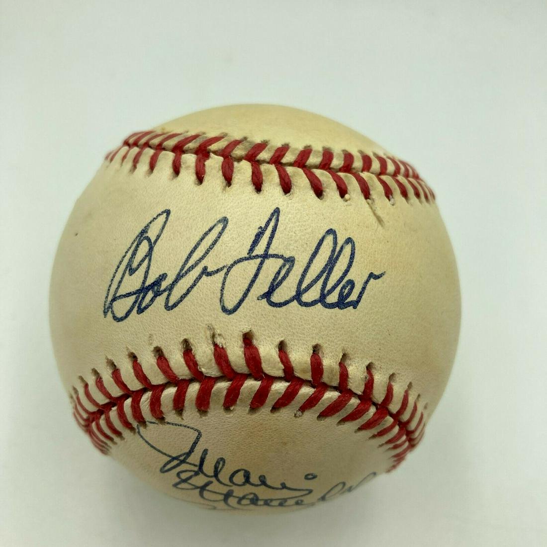 Bob Feller Eddie Mathews Duke Snider Hall Of Fame Signed: Bob Feller Eddie Mathews Duke Snider Hall Of Fame Signed Product: Ball Sport: Baseball-MLB Original/Reprint: Original Pre-Owned PLEASE NOTE: Framed Large or heavy Items do not have shipping costs incl
