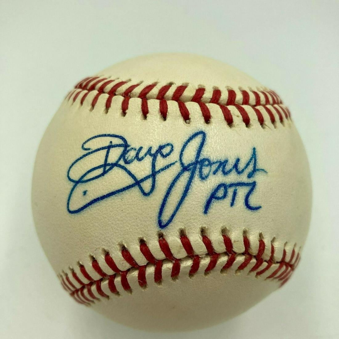 Doug Jones Signed Official Major League Baseball Negro League Legend