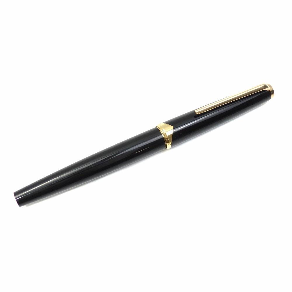 Montblanc Fountain Pen Black K18 Nib Women's Men's Stationery: Montblanc Fountain Pen Black K18 Nib Women's Men's Stationery Brand: Montblanc Type: Fountain pen Color: Black Gender: Men Women Material (Nib): Gold (18K) Pen body: Scratch Pen body: Scuff AB The Myn