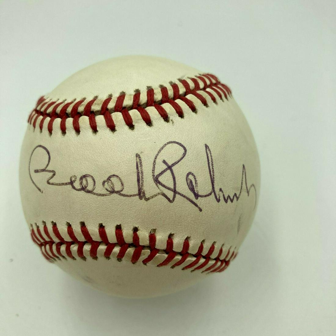 Brooks Robinson Signed Autographed Baseball With JSA: Brooks Robinson Signed Autographed Baseball With JSA Product: Ball Sport: Baseball-MLB Autograph Authentication: James Spence Authentication (JSA) Original/Reprint: Original Pre-Owned PLEASE NOTE: Fra