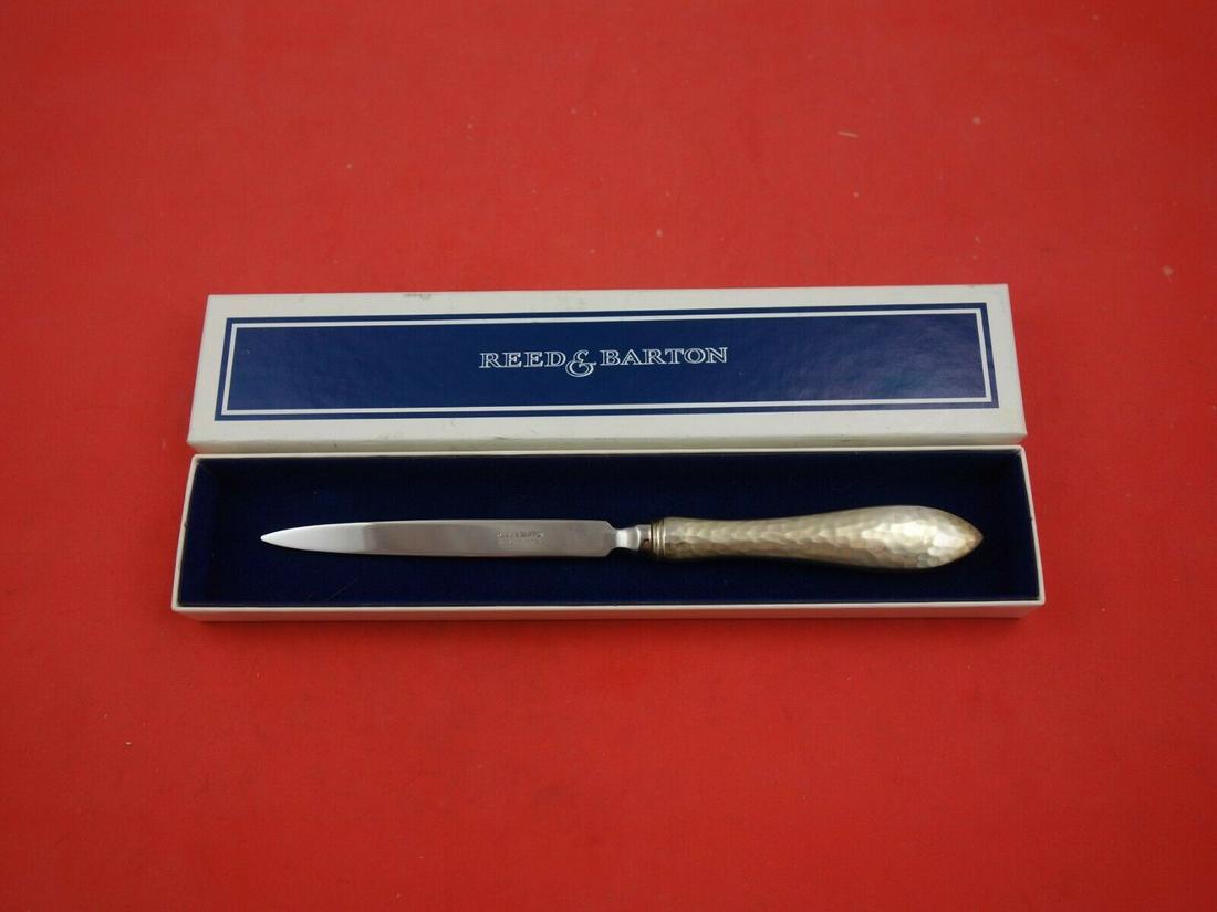 Pointed Antique Hammered By R and B D and H Sterling Letter Opener Original Box: Pointed Antique Hammered By R and B D and H Sterling Letter Opener Original Box Composition: Sterling Silver Age: 1850-1899 Pattern: Pointed Antique Type: Letter Opener Pointed antique hammered by ree