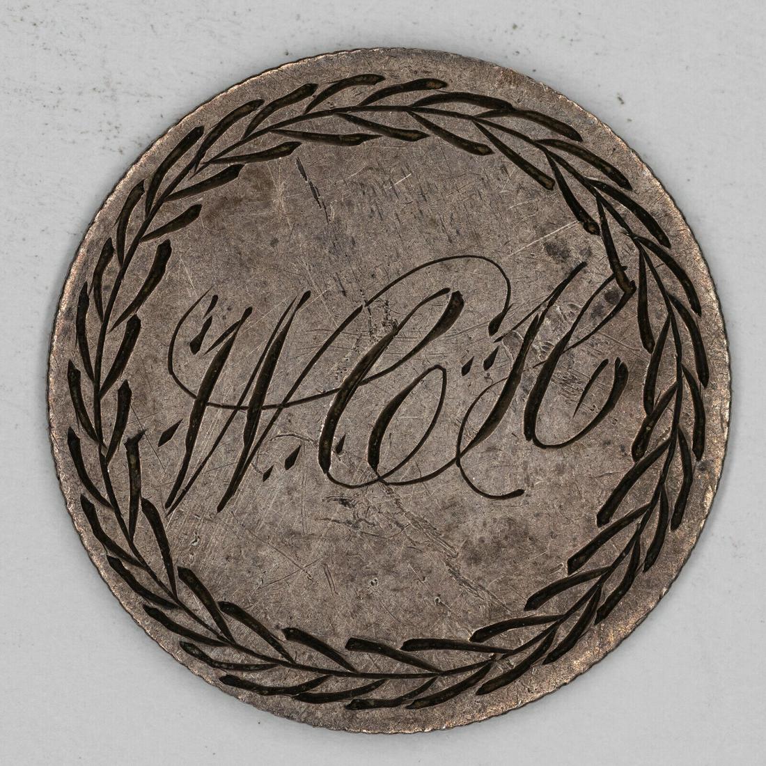 1853 SEATED LIBERTY DIME 10C LOVE TOKEN "WLH" (LT142): 1853 SEATED LIBERTY DIME 10C LOVE TOKEN "WLH" (LT142) Circulated/Uncirculated: Circulated Pre-Owned The MYNT Guarantee: All items in this auction are guaranteed authentic and come with a 100% money-ba