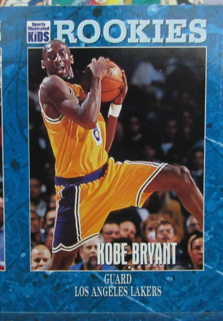 1997 Sports Illustrated for Kids Magazine w/ Kobe Bryant RC Uncut Sheet 157787: 1997 Sports Illustrated for Kids Magazine w/ Kobe Bryant RC Uncut Sheet 157787 Sport: Basketball-NBA Product: Magazine Original/Reprint: Original Team: Los Angeles Lakers Autograph Authentication: Sel