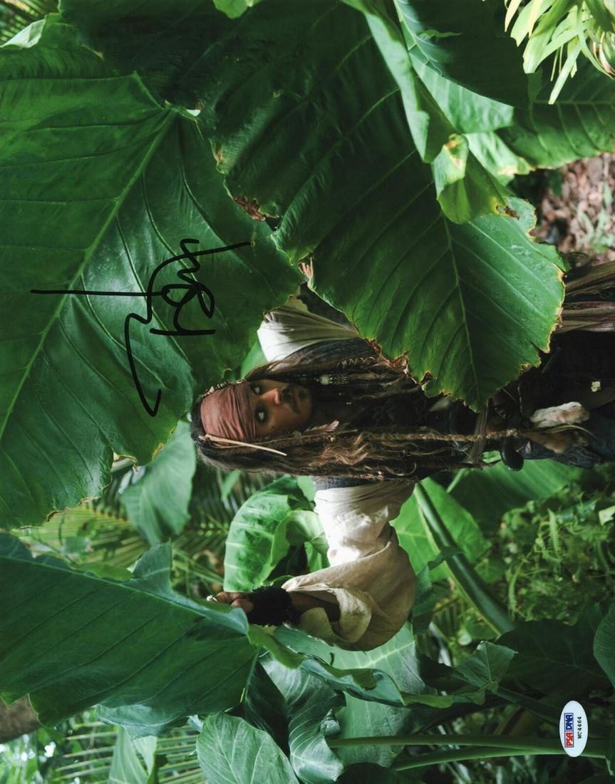 Johnny Depp Pirates Of The Caribbean Signed 11x14 Photo Auto 10! PSA #W04464: Johnny Depp Pirates Of The Caribbean Signed 11x14 Photo Auto 10! PSA #W04464 Industry: Movies Object Type: Photograph Original/Reproduction: Original Autograph Authentication: PSA Product Coa: PSA Pro
