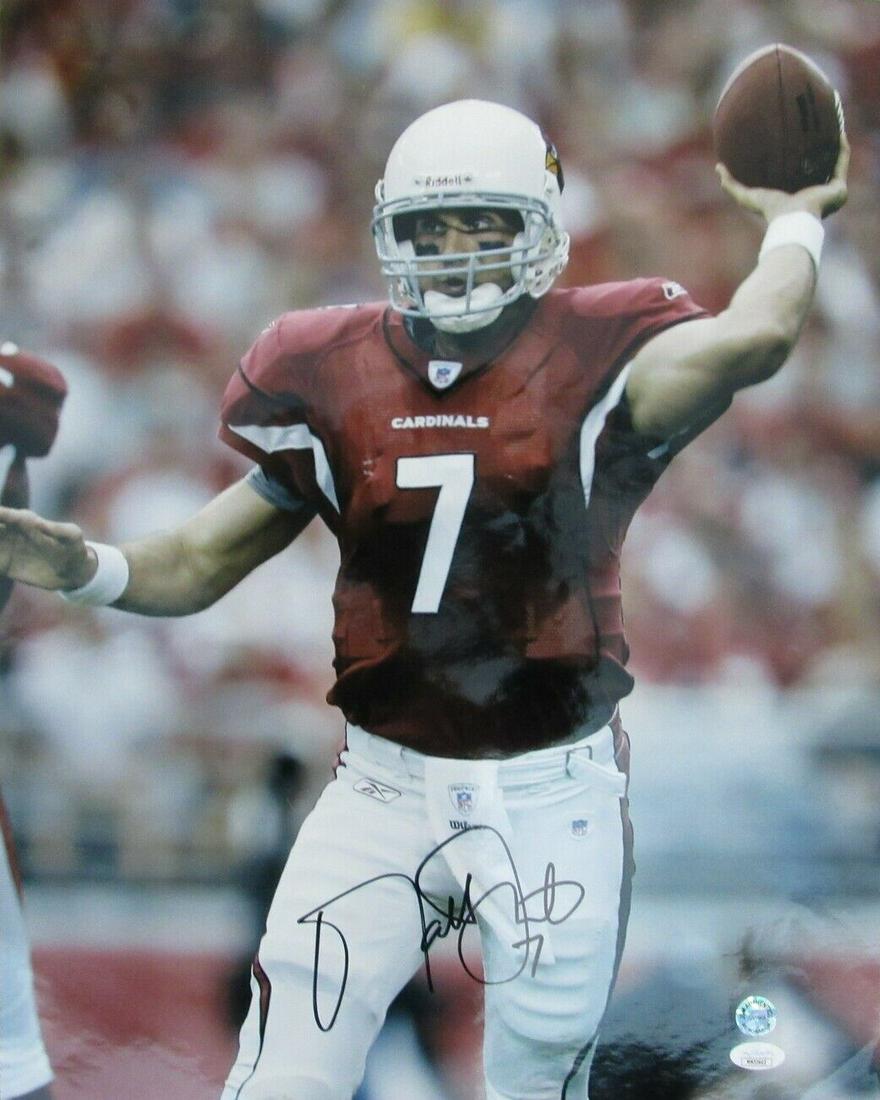 Matt Leinart Arizona Cardinals Signed/Autographed 16x20 Photo JSA 158214: Matt Leinart Arizona Cardinals Signed/Autographed 16x20 Photo JSA 158214 Sport: Football-NFL Product: Photo Original/Reprint: Original Team: Arizona Cardinals Autograph Authentication: JSA League: NFL
