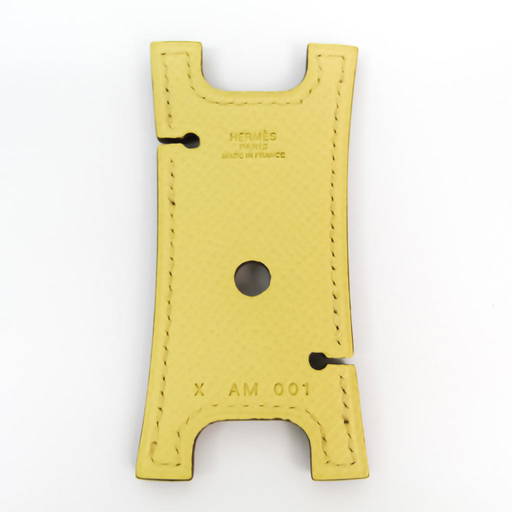 Hermes Leather Accessory Yellow Earphone