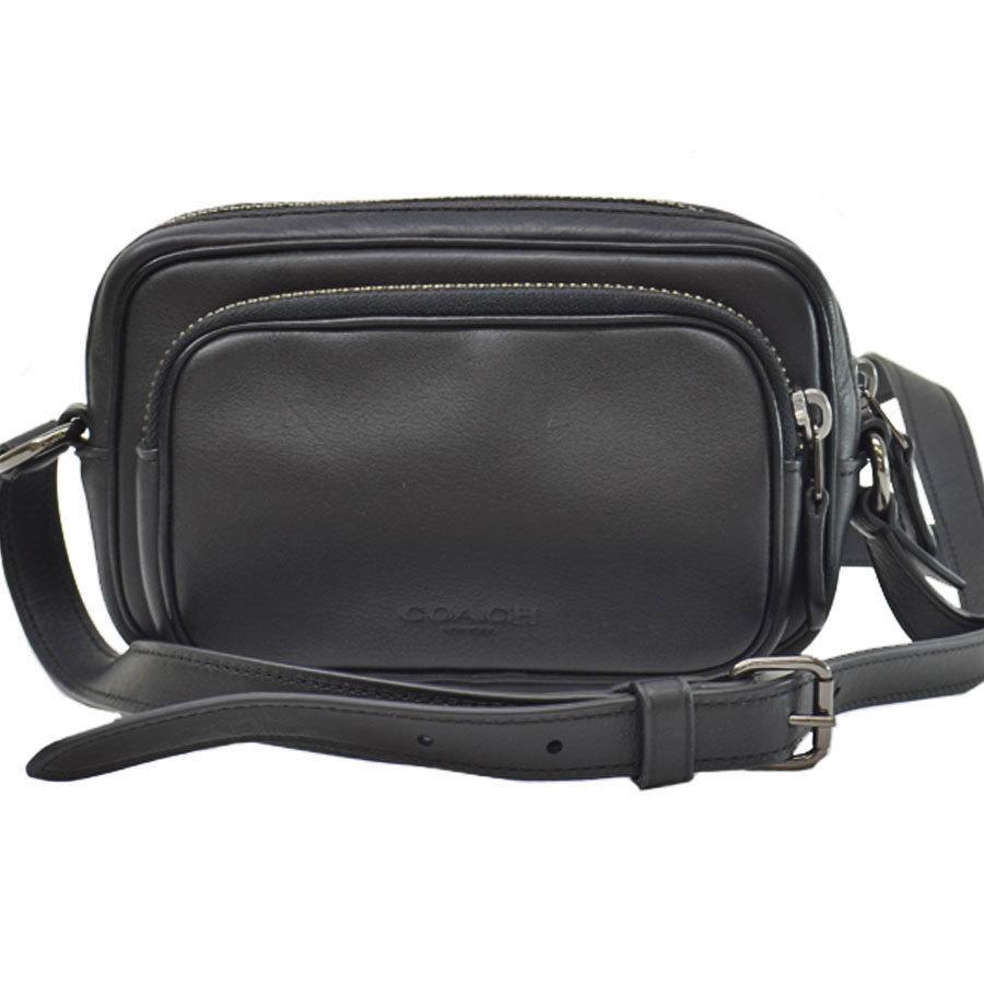 Coach COACH Bag Black Leather Shoulder Women's Men's: Coach COACH Bag Black Leather Shoulder Women's Men's Brand: Coach Model: c2061-2810 Type: Shoulder bag Gender: Men Women Material: Leather Leather: Color: Black Outer Pocket: Zipper pocket Zipper pock