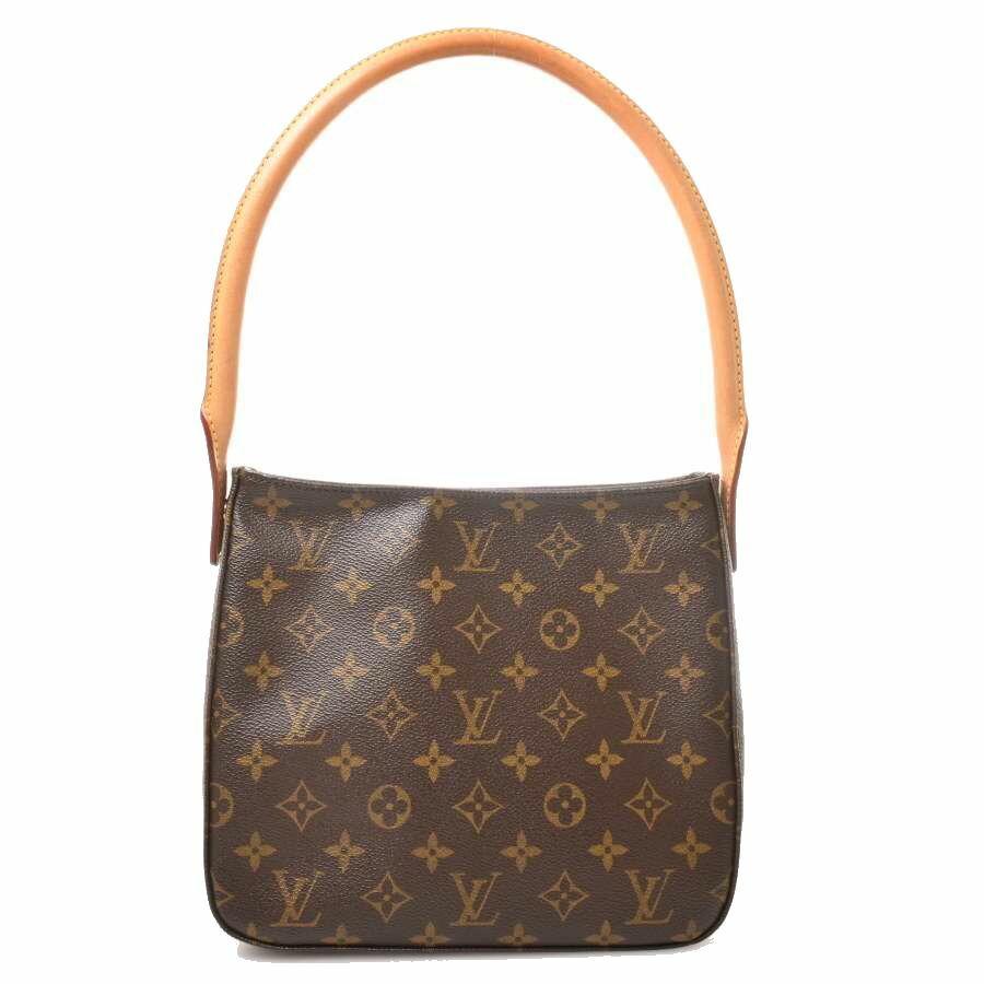LOUIS VUITTON Monogram Looping MM One Shoulder Bag Brown PVC: LOUIS VUITTON Monogram Looping MM One Shoulder Bag Brown PVC Brand: Louis Vuitton Type: Shoulder bag Material: PVC PVC: Color: Brown Gender: Women Size (HxWxD): 21cm x 24cm x 10cm / 8.26 x 9.44 x 3.93