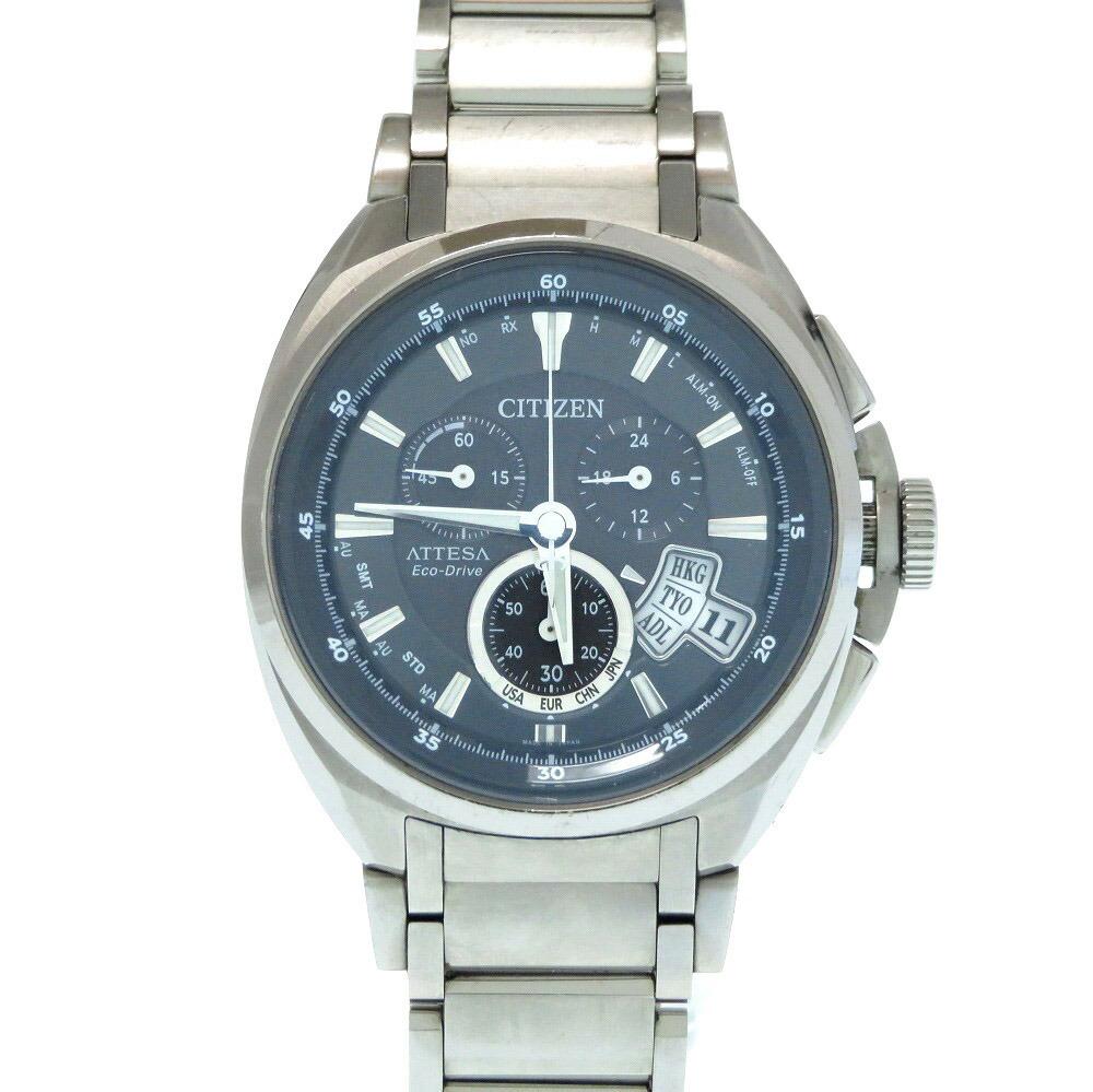 Citizen Atessa Eco-Drive Solar Watch Titanium H610-T015581 Black: Citizen Atessa Eco-Drive Solar Watch Titanium H610-T015581 Black Brand: Citizen Line: Attesa Model: h610-t015581 Gender: Men Material (Case): Titanium Color: Black Movement: Solar Radio-Controlled Clo