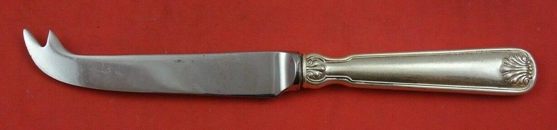 Shell and Thread by Tiffany and Co Sterling Silver Cheese Knife Custom 7 3/4" HH: Shell and Thread by Tiffany and Co Sterling Silver Cheese Knife Custom 7 3/4" HH Maker: Tiffany & Co. Composition: Sterling Silver Age: Post-1940 Brand: Tiffany & Co. Pattern: Shell and Thread Type: K