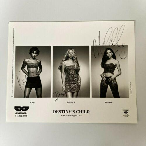 BEYONCE MICHELLE KELLY SIGNED DESTINY'S CHILD 8x10 Photo: BEYONCE MICHELLE KELLY SIGNED DESTINY'S CHILD 8x10 Photo Industry: Music Original/Reproduction: Original Object Type: Photograph Pre-Owned PLEASE NOTE: Framed Large or heavy Items do not have shipping