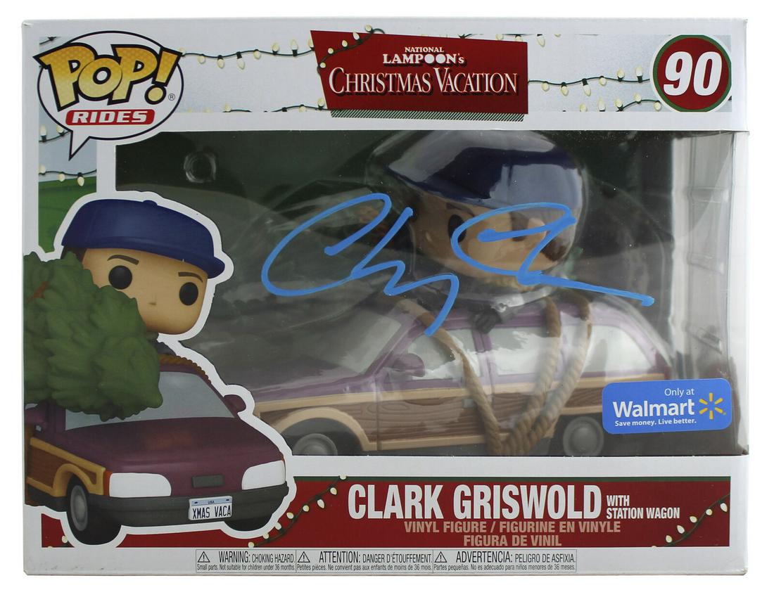 Chevy Chase Christmas Vacation Signed #90 Funko Pop Vinyl Figure w/ Blue Sig BAS: Chevy Chase Christmas Vacation Signed #90 Funko Pop Vinyl Figure w/ Blue Sig BAS Industry: Movies Original/Reproduction: Original Autograph Authentication: Beckett Product Coa: Beckett Product Signed 