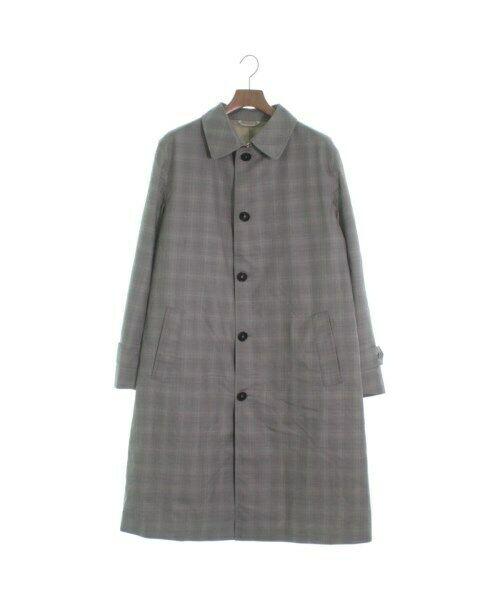 Brioni Trench Coats GrayishxBeige(Check Pattern) M: Brioni Trench Coats GrayishxBeige(Check Pattern) M Brand: Brioni Style: Trench Color: GrayishxBeige(Check Pattern) Size: M Size (Men's): M Size Type: Regular Type: trench coat Pre-Owned The Mynt Guara