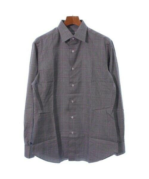 Brioni Shirt: Brioni Shirt Brand: Brioni Color: Black x Multi Color Size: L Size (Men's): 40 (L rank) Size Type: Regular Type: Dress shirt Pre-Owned The Mynt Guarantee: All items in this auction are guaranteed auth