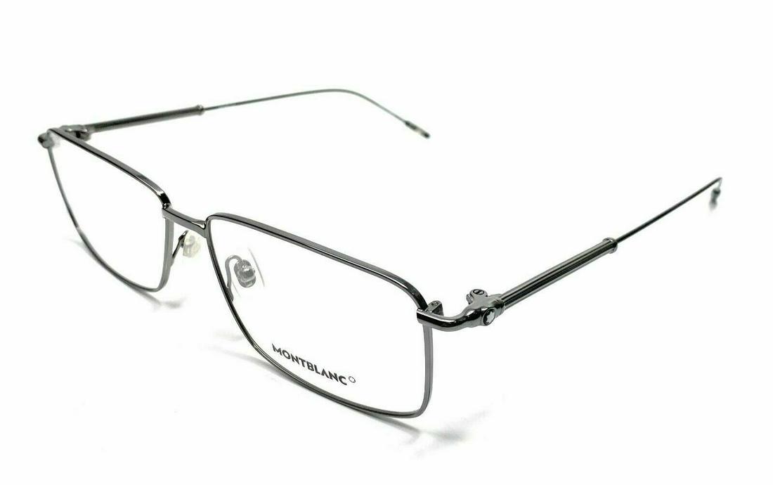Mont Blanc MB0039O 003 Ruthenium Men's Eyeglasses Frame 58 mm: Mont Blanc MB0039O 003 Ruthenium Men's Eyeglasses Frame 58 mm Brand: Montblanc Type: Eyeglasses Frame Color: Ruthenium Frame Material: Metal Plastic Lens Socket Width: 58 mm Temple Length: 145 mm Brid