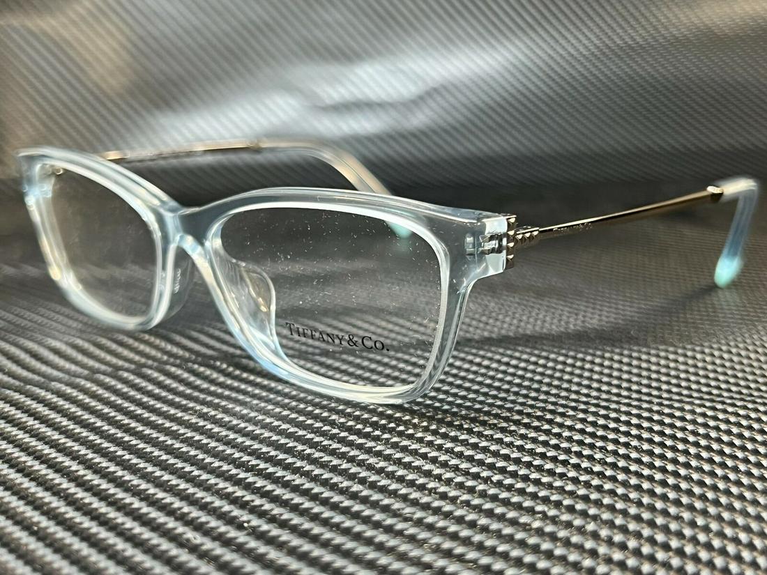 TIFFANY TF2204F 8333 Blue Transparent Rectangle Square Women's 54 mm Eyeglasses: TIFFANY TF2204F 8333 Blue Transparent Rectangle Square Women's 54 mm Eyeglasses Brand: Tiffany & Co. Frame Color: Blue Type: Eyeglasses Style: Rectangle New The Mynt Guarantee: All items in this aucti