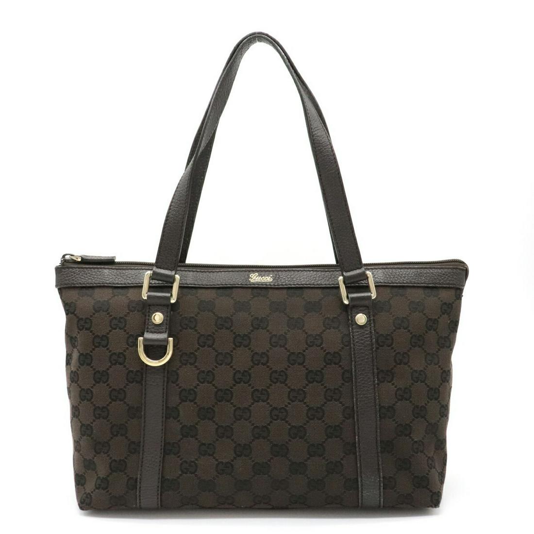 Gucci GG canvas abby tote bag shoulder dark brown 272399: Gucci GG canvas abby tote bag shoulder dark brown 272399 Brand: Gucci Line: GG Canvas Type: Shoulder bag Tote bag Material: Canvas Leather Canvas: Leather: Color: Dark brown Size (HxWxD): 22cm x 31cm