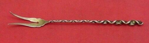 Reverse Twist by Whiting Sterling Silver Pickle Fork 2-Tine Long 8 1/4": Reverse Twist by Whiting Sterling Silver Pickle Fork 2-Tine Long 8 1/4" Composition: Sterling Silver Maker: Gorham Whiting Reverse twist by whiting sterling silver pickle fork long 2-tine 8 1/4" in th