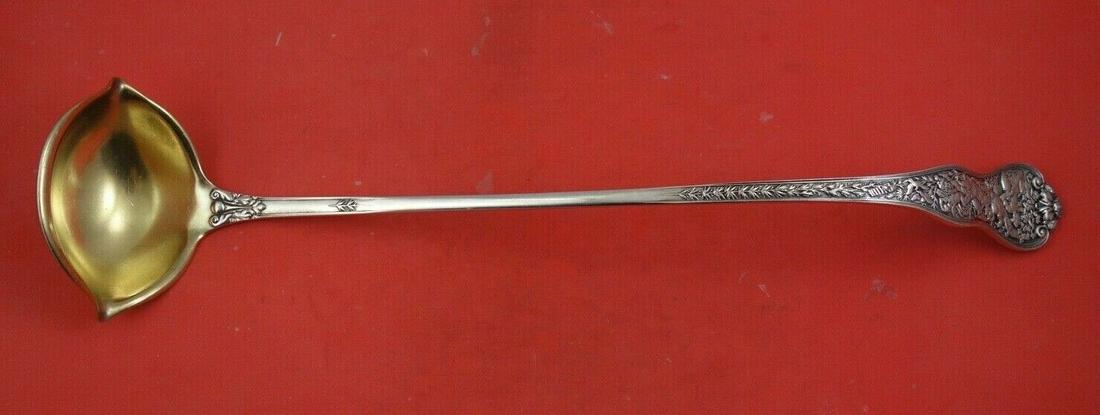 Olympian by Tiffany and Co Sterling Silver Punch Ladle GW w/ button 2 spouts 15": Olympian by Tiffany and Co Sterling Silver Punch Ladle GW w/ button 2 spouts 15" Maker: Tiffany & Co. Featured Refinements: Tiffany Sterling Silverware Composition: Sterling Silver Age: 1850-1899 Bran