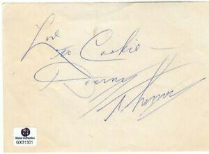 Danny Thomas Signed Autographed Index Card Hollywood TV Legend: Danny Thomas Signed Autographed Index Card Hollywood TV Legend Object Type: Index Card Industry: Television Original/Reproduction: Original Autograph Authentication: Global Authentics Player: Danny Th
