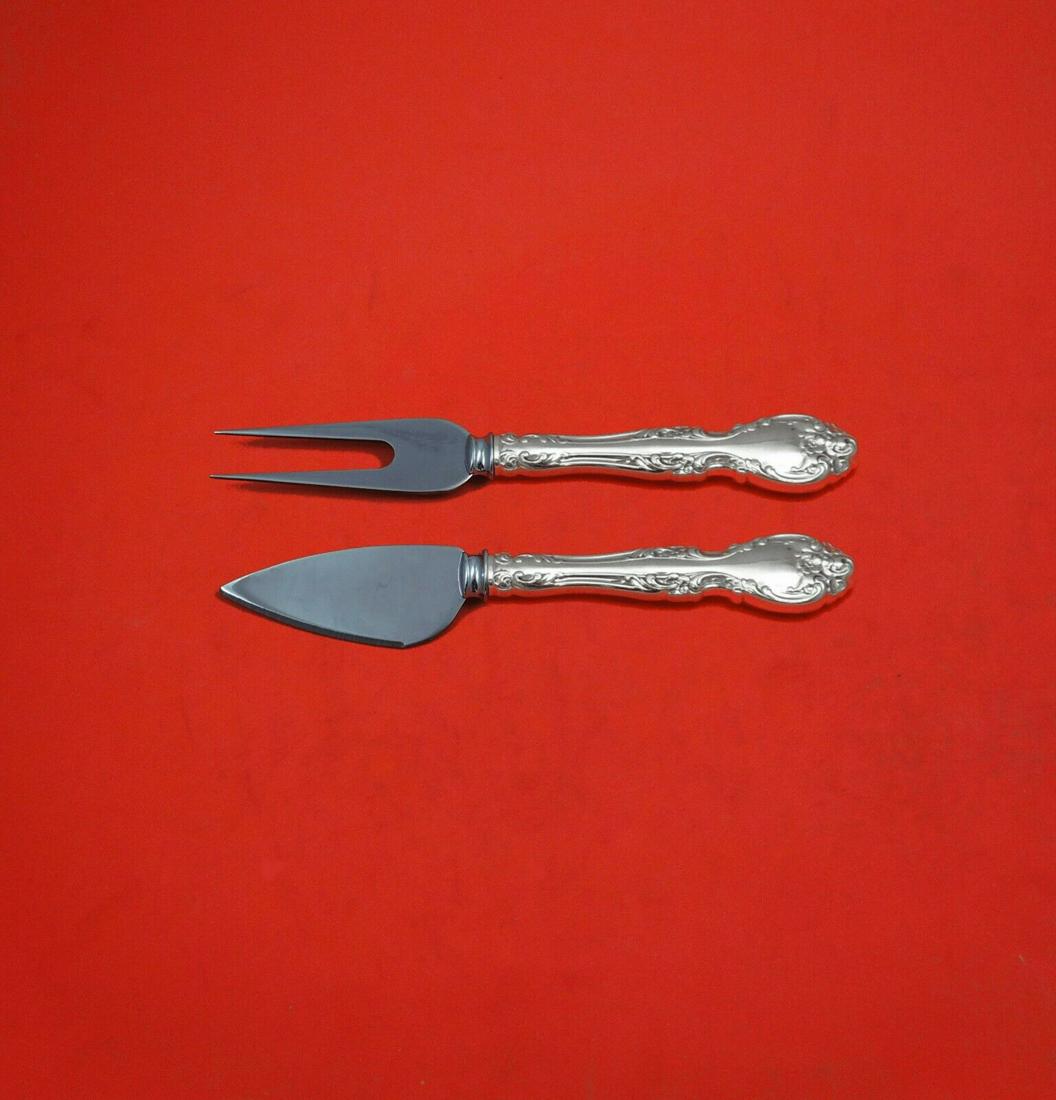 Melrose by Gorham Sterling Silver Hard Cheese Serving Set 2-Piece Custom Made: Melrose by Gorham Sterling Silver Hard Cheese Serving Set 2-Piece Custom Made Maker: Gorham Featured Refinements: Sterling Silver Serving Pieces Composition: Sterling Silver Age: Post-1940 Brand: Gorh
