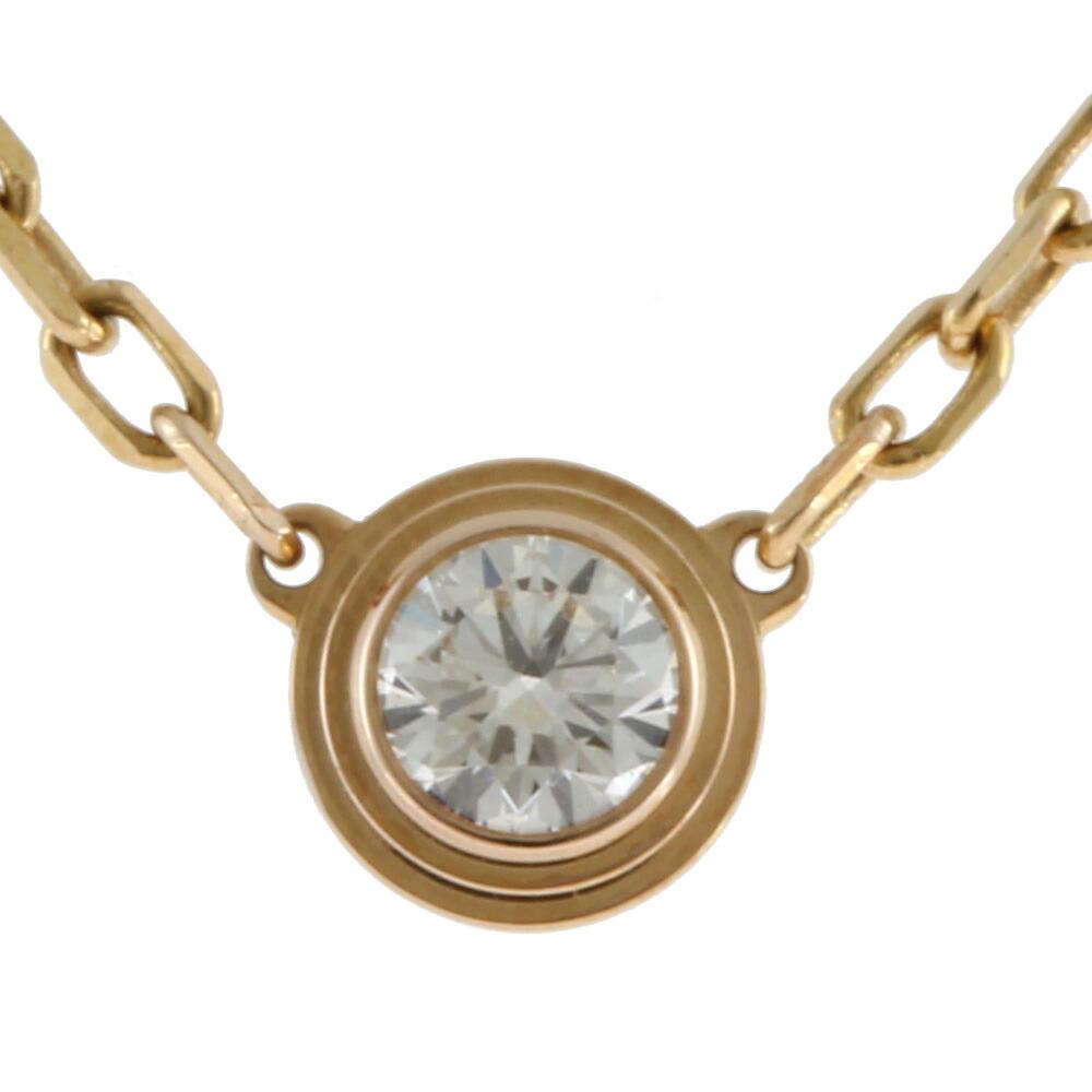 Cartier CARTIER Necklace 18K Gold Diamond Ladies: Cartier CARTIER Necklace 18K Gold Diamond Ladies Brand: Cartier Necklace Type: Necklace Gender: Women Material: Gold (18K) Stone: Diamond Season: Fall/winter Spring/summer Weight: 2.8g / 0.09oz. Neck