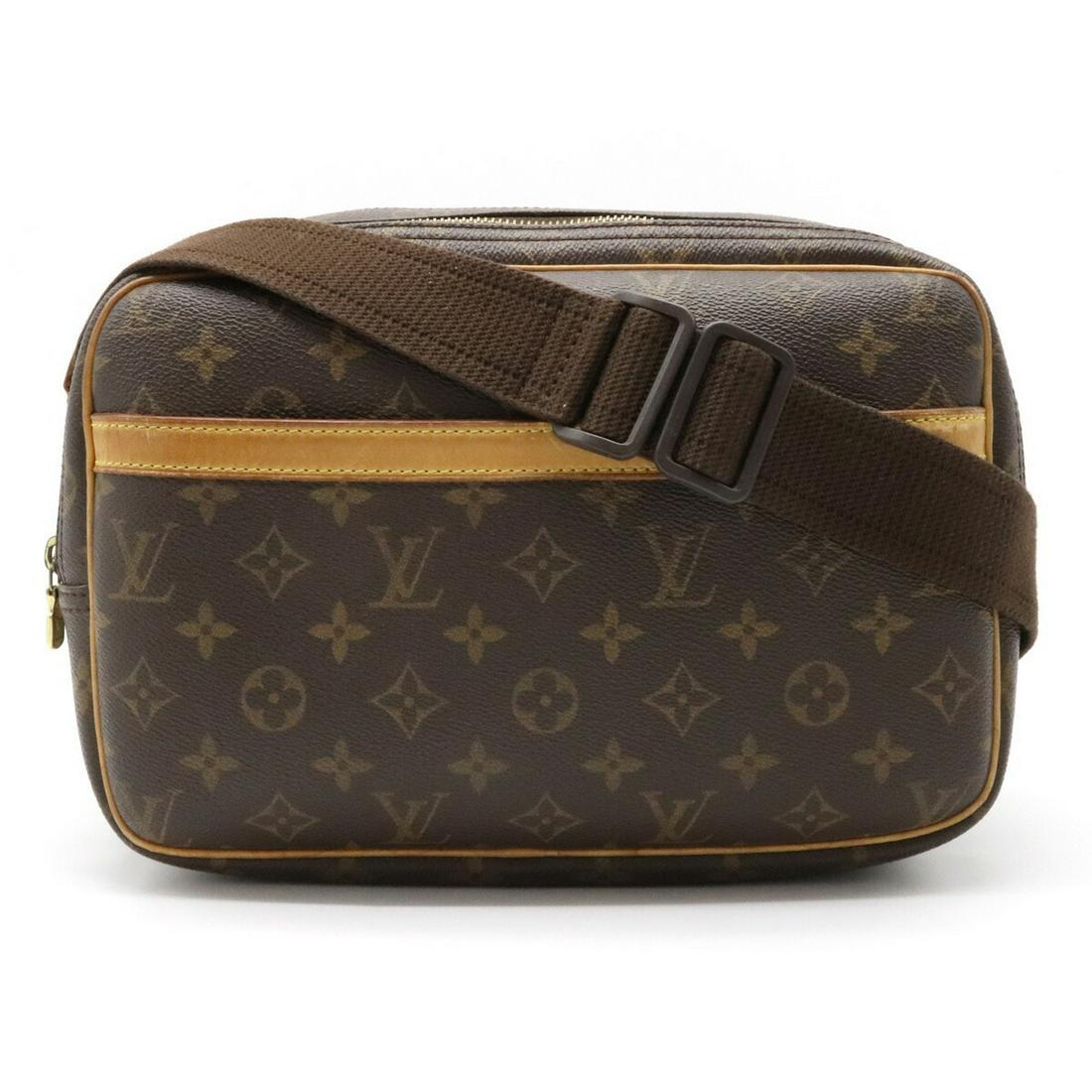 LOUIS VUITTON Monogram Reporter PM Shoulder Bag M45254: LOUIS VUITTON Monogram Reporter PM Shoulder Bag M45254 Brand: Louis Vuitton Type: Shoulder bag Material: Monogram Monogram: Size (HxWxD): 20cm x 27.5cm x 13cm / 7.87 x 10.82 x 5.11 Strap Length: 80cm 