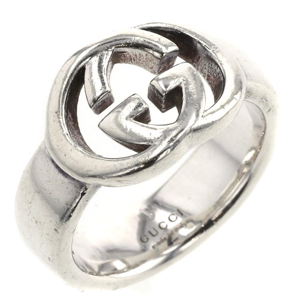 Gucci Ring Interlocking G Silver 925 No. 9 Ladies GUCCI: Gucci Ring Interlocking G Silver 925 No. 9 Ladies GUCCI Brand: Gucci Country of Origin: Italy Gender: Women Color: Silver Material: Silver 925 US Size: 5 Other Size: 9 Width: 5mm / 0.2 Inner Diameter: