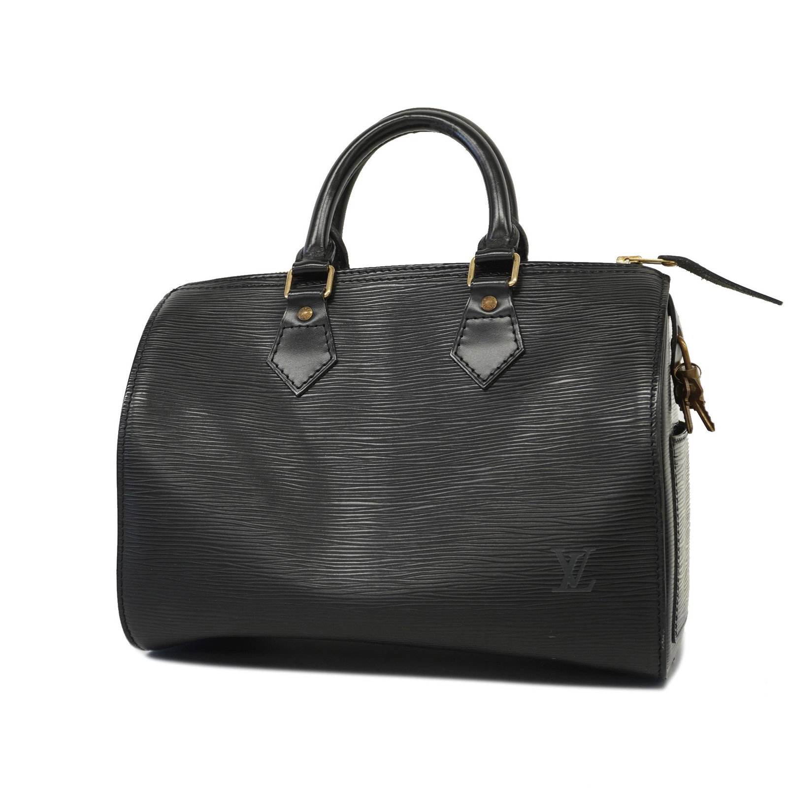 Louis Vuitton Handbag Epi Speedy 25 M59032 Noir: Louis Vuitton Handbag Epi Speedy 25 M59032 Noir Brand: Louis Vuitton Line: Epi Model: Speedy 25 M59032 Type: Handbag Color: Noir Hardware Color: Gold Closure: Zipper Inner Pocket: Open pocket1 Open po