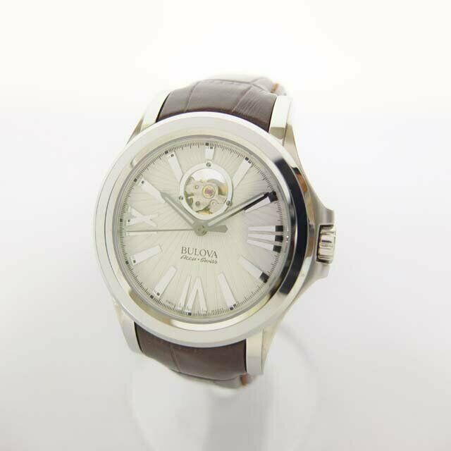 Bulova AccuSwiss 63A124 used watch excellent condition: Bulova AccuSwiss 63A124 used watch excellent condition Brand: Bulova Type: Wristwatch Pre-Owned The Mynt Guarantee: All items in this auction are guaranteed authentic and come with a 100% money-back g