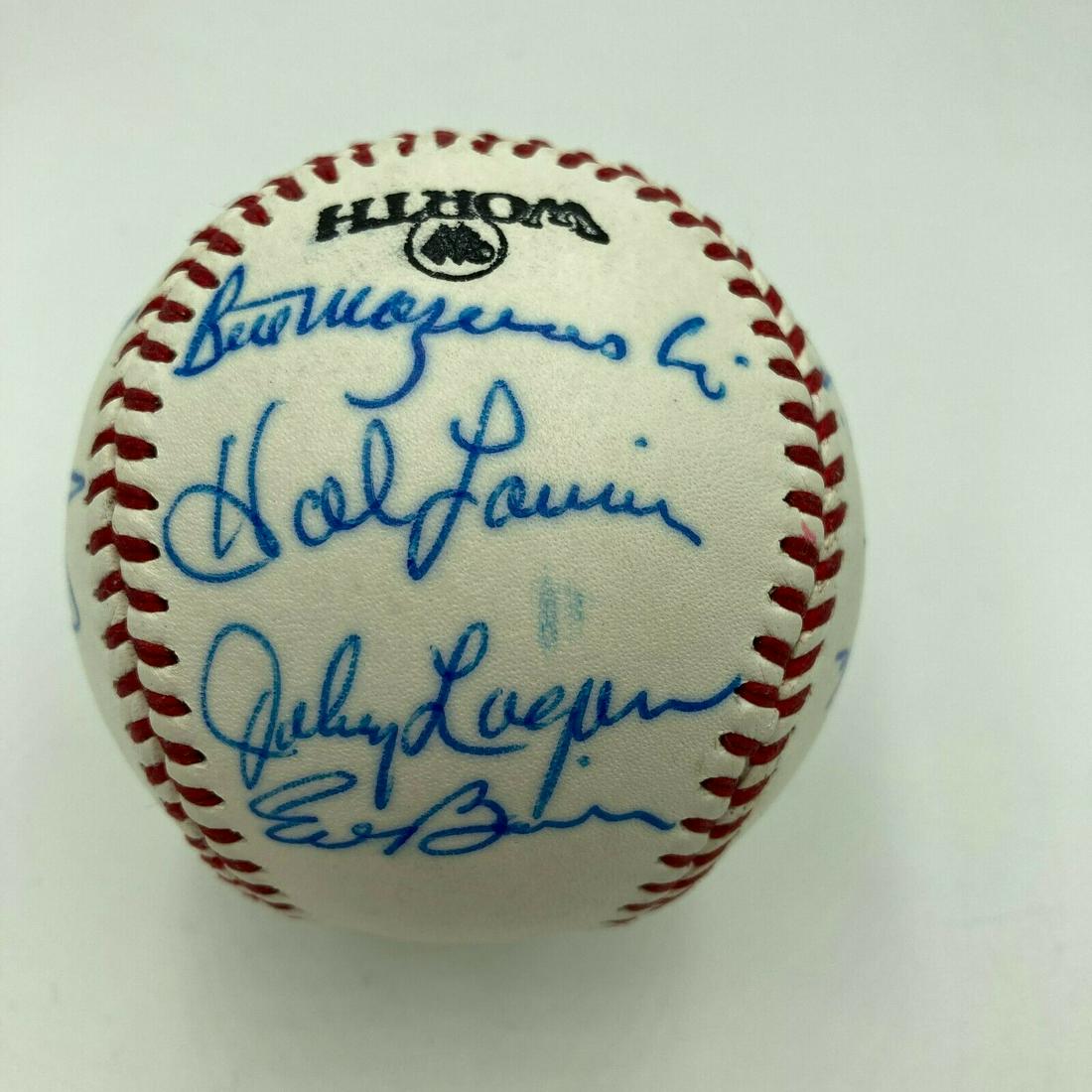 Hall Of Fame Multi Signed Cracker Jack Old Timers Game Baseball Beckett COA: Hall Of Fame Multi Signed Cracker Jack Old Timers Game Baseball Beckett COA Product: Ball Sport: Baseball-MLB Autograph Authentication: Beckett Authentication Services (BAS) Original/Reprint: Original