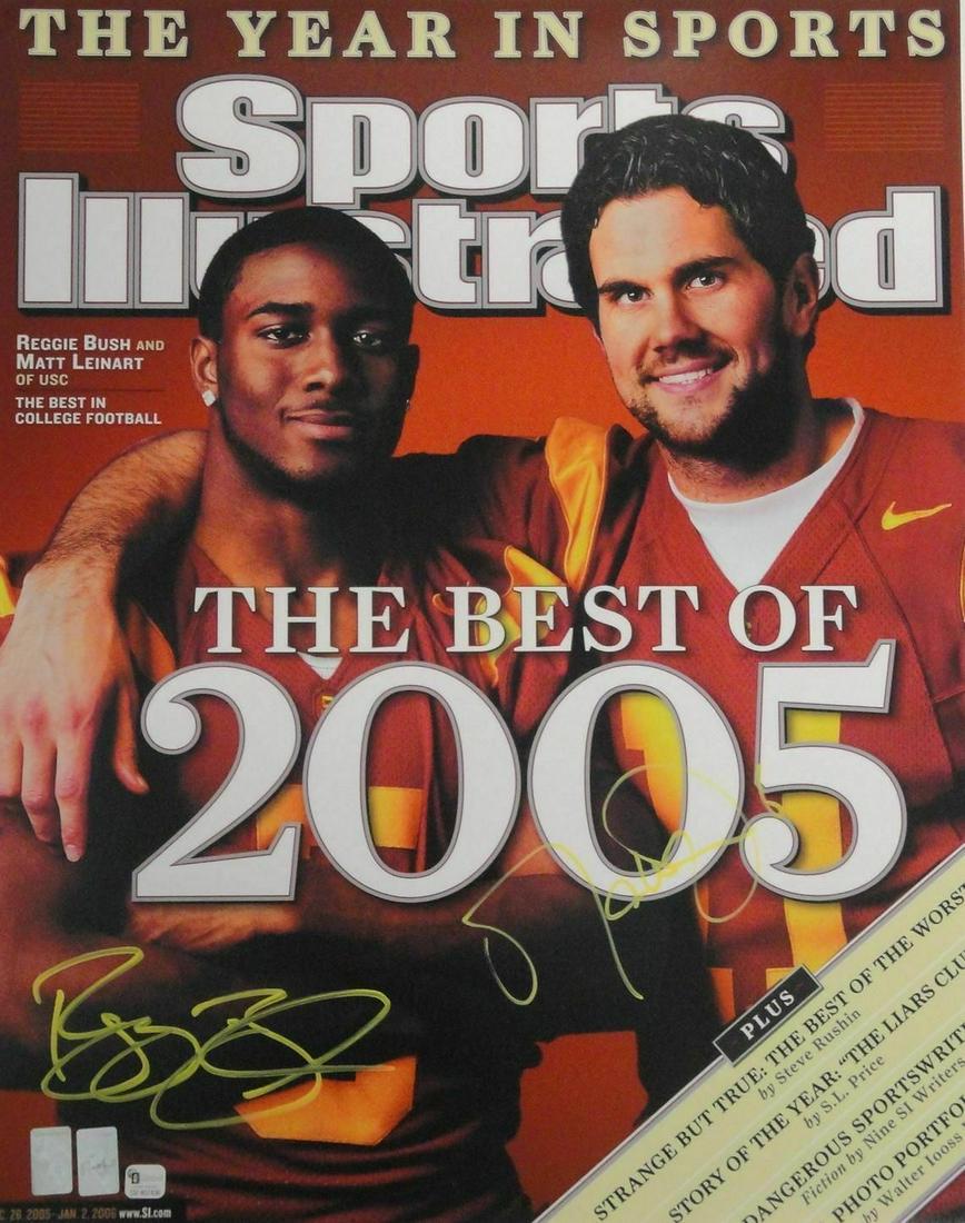 Reggie Bush Matt leinart Signed Autographed 16x20 Photograph USC Bush Push: Reggie Bush Matt leinart Signed Autographed 16x20 Photograph USC Bush Push Sport: Football-NFL Product: Photo Original/Reprint: Original Player: Reggie Bush Pre-Owned PLEASE NOTE: Framed Large or heav