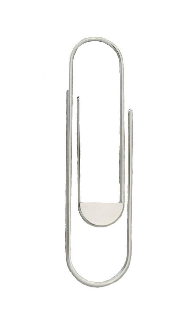 Sterling Silver Paper Clip: Sterling Silver Paper Clip Creator: Gorham Manufacturing Company (Manufacturer) Dimensions: Height: 3 in. (7.62 cm) Dimensions: Width: 1 in. (2.54 cm) Dimensions: Depth: .2 in. (5.08 mm) Materials and